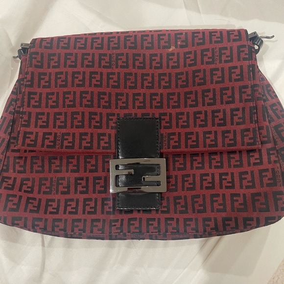 Fendi Zucca Bag, hardly used;comes with a matching black strap. - Picture 4 of 5